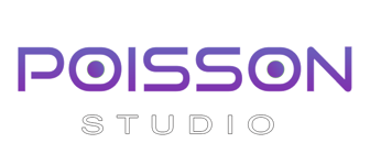Poisson Studio - Texto del logotipo